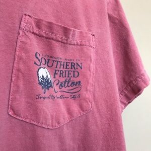 SOUTHERN FRIED COTTON yellow lab pocket tee